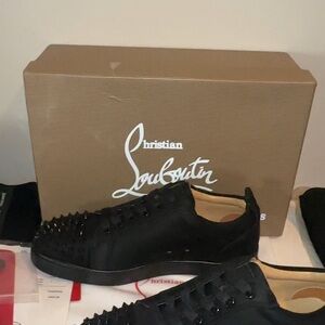 Christian Louboutin Black Luxury Sneakers